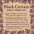 thumbnail image 2 of Label Peelers Black Currant Fruit Wine Kit, 2 of 5