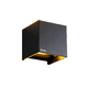 thumbnail image 1 of Lámpara  Bloosom Led De Pared Exterior Arbotante 12w Negro Moderna Luz Blanca, 1 of 5