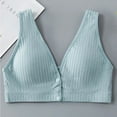 thumbnail image 2 of New Pure Cotton Nursing Bra Women's Breastfeeding Maternity Underwear Women Pregnancy Plus Size Bralette Gather Crop Top Women, 2 of 2