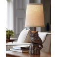 thumbnail image 3 of Lamp G-SAFAVA Lámpara de mesa de resina con forma de búho pequeño de 14,25 pulgadas, 3 of 8