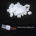 thumbnail image 3 of Uxcell Silicone End Cap Plug Cover, 40pcs IP67 Waterproof with 2 Holes Fit 3528/2835 8mm Wide LED Strip Light, 3 of 5