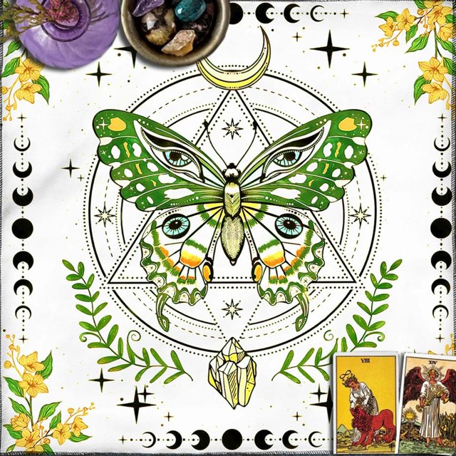 Square Shape Divinations Mat Tablecloth Board Game Card Pad Table Cloth Board Game Mat