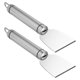 thumbnail image 4 of 2 raspadores de acero inoxidable, herramienta de limpieza versátil, palas de cocina, pala para congelador, espátulas de limpieza de cocina, palas de limpieza, pala de acero inoxidable, 4 of 5