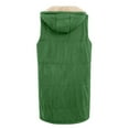 thumbnail image 5 of Women Vest Casual Stand Collar Sleeveless Jacket Warm Winter Reversible Zip Up Outerwear With Pockets Light Light Zip Vest for Women plus Size Womens Vests 3x Womens Vest Long Length Metallic Puffy, 5 of 5