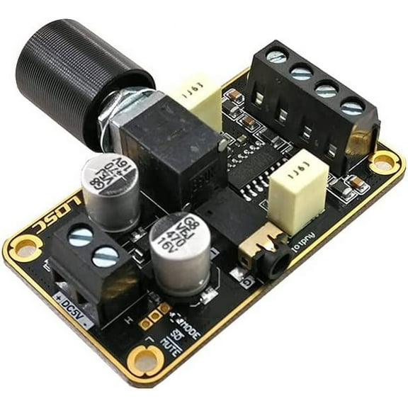 Treedix PAM8406 Audio Amplifier Module Stereo Dual Channel Digital Power Amplifier 5W*2 Class D Amplify Module for DIY Speaker Sound System