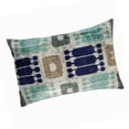 thumbnail image 2 of Manchester Silk Velvet Ikat Pillow, 16" X 24", Case Only, 2 of 5