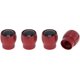 thumbnail image 1 of 4pcs Aluminum Valve Caps: Alloy Tire Stem Covers - Universal Decorative Replacement Caps for Car Wheels Air Valve Protection, 1 of 3