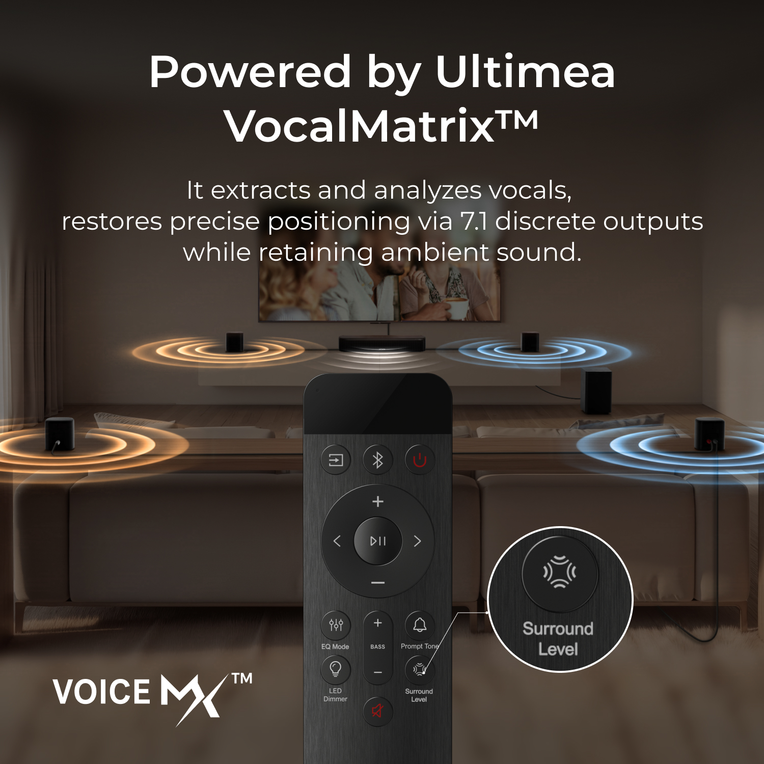 Ultimea Aura S4T 7.1 Surround Sound Bar System photo 8