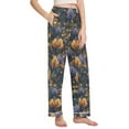 thumbnail image 2 of FORMRS Women's Pajama Pants with Pockets Soft Comfy Loungewear Sleep Bottom, Sizes S-2XL, Halloween Houses Pattern, 2 of 8