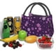thumbnail image 3 of Fotbe Purple Snow Flakes Bolsa Térmica Portátil con Estampado, Bolsa de Entrega de Alimentos Aislada, Bolsa Reutilizable de Gran Capacidad para Comidas y Supermercado, 3 of 6