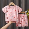 thumbnail image 2 of NOLDARES Baby Boy Summer Casual Outfit Clothes Short Sleeve Dinosaur Tee Elastic Waist Shorts 6 12 18 24 Months 2T 3T 4T Blazer,3-4 Y, 2 of 4