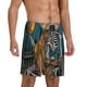 thumbnail image 2 of Fotbe Coffee-Drinking Skull Pantalones Cortos de Pijama para Hombre, Ropa de Dormir, Pantalones de Pijama Cortos para Hombre-Small, 2 of 6