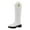 White, variant on Women's Platform Knee High Winter Boots Fashion Casual Puffers Plush Lined Chunky Mid Heel Wide Calf Snow Dress Boots for Women Cold Weather Black Size 6.5