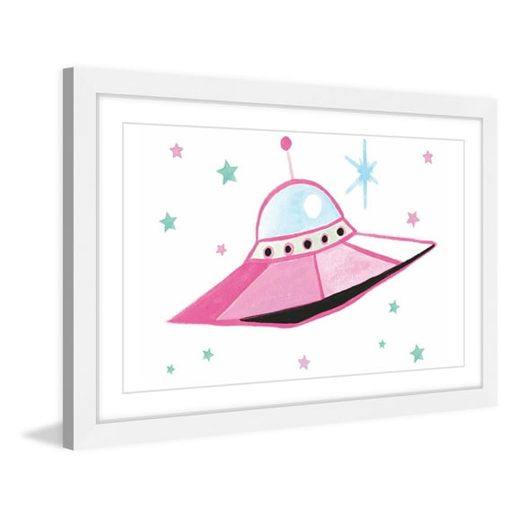 Marmont Hill "UFO" by Molly Rosner Framed Painting Print