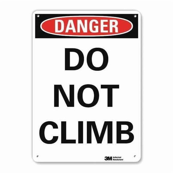 Lyle Danger Sign,10 in x 10 in,Aluminum U3-1304-RA_10X14