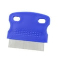 thumbnail image 1 of ZLight Pet Grooming Comb Bugs Non-slip Handled Cleaning Tool Stainless Steel Needle Salon Pets Stain Gadget Color Random random 1Set, 1 of 6