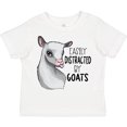 thumbnail image 3 of Inktastic Easily Distracted by Goats Cute Goat Boys or Girls Toddler T-Shirt, 3 of 5