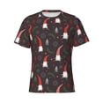 thumbnail image 4 of Qekee Cute Christmas Gnomes Classic Fit T-Shirt Men's Shirt Men's Tight Short Sleeves for Exercise, Running, Mountaineering - Cute Christmas Gnomes, 4 of 9