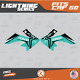 thumbnail image 5 of Kalair GFX Graphics Kit for Honda CRF50 (2013+) Lightning Series, 5 of 5