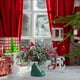 thumbnail image 5 of Árbol de Navidad con Botas Rojas, jarrón de cerámica, zapatos rojos, adornos navideños, arreglo de escritorio personalizado, jarrón con arreglo floral, maceta para pinceles de estudiante, 5 of 6