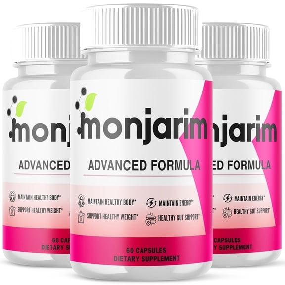 Monjarim Advanced Formula Pills Supporting Energy and Healthy Lifestyle 180 Capsules