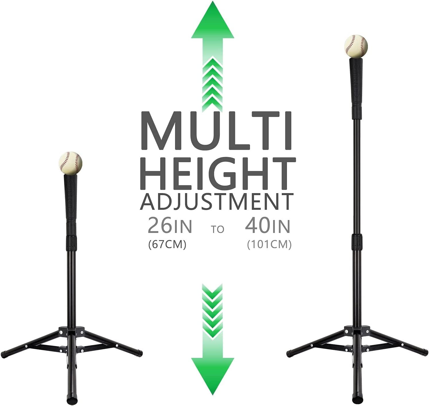 Adoreal Adjustable Baseball/Softball Batting Tee Stand