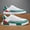 White And Green, variant on Perfect-New Casual Outdoor Shoes for Men, Easy Slip-On Low-Top Sneakers in a Versatile Color-Block Design