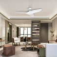 thumbnail image 5 of Aerofanture Ceiling Fan with Remote Modern 52 inch White Ceiling Fan No Light with Reversible Blades, 5 of 6