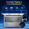 thumbnail image 4 of 15.6 inch Laptop,16GB RAM 1TB SSD 2025 Student-Laptop with Backlit Keyboard Fingerprint Intel Quad Core N100 (Up to 3.4GHz)Business-Laptop,Computer,2 Years Warranty Win11,Silver, 4 of 6