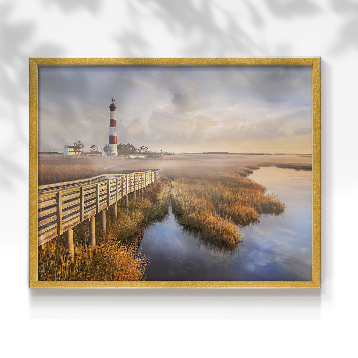 Private Path II by Mike Calascibetta - Restickable Framed Giclée Print