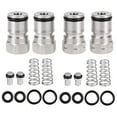 thumbnail image 1 of 2Pairs Stainless Steel Ball Lock Keg Posts Couplers Set for Homebrew Draft Beer, 1 of 9