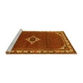 thumbnail image 2 of Ahgly Company Machine Washable Indoor Rectangle Persian Yellow Traditional Area Rugs, 5' x 7', 2 of 4