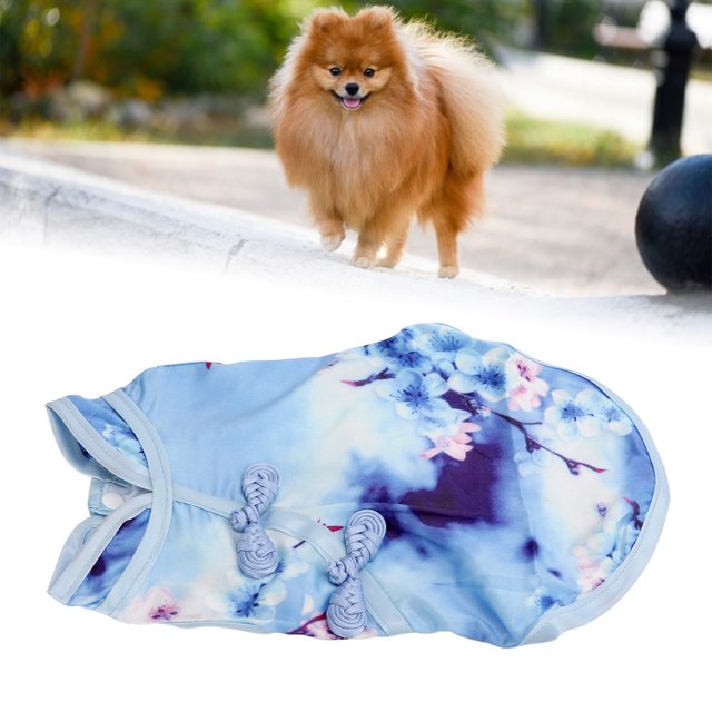 Disfraz de perro Cheongsam cálido adorable cómodo elegante estilo chino ropa para perro con nudo chino para el festival de primavera ANGGREK Otros