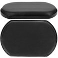 thumbnail image 3 of Durable Leather Replacement Pad for Wheelchair Leg Rest Black Ergonomic Design 2Pcs, 3 of 8