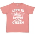 thumbnail image 3 of Inktastic Life is Better at the Cabin with Trees and Moon Boys or Girls Toddler T-Shirt, 3 of 5