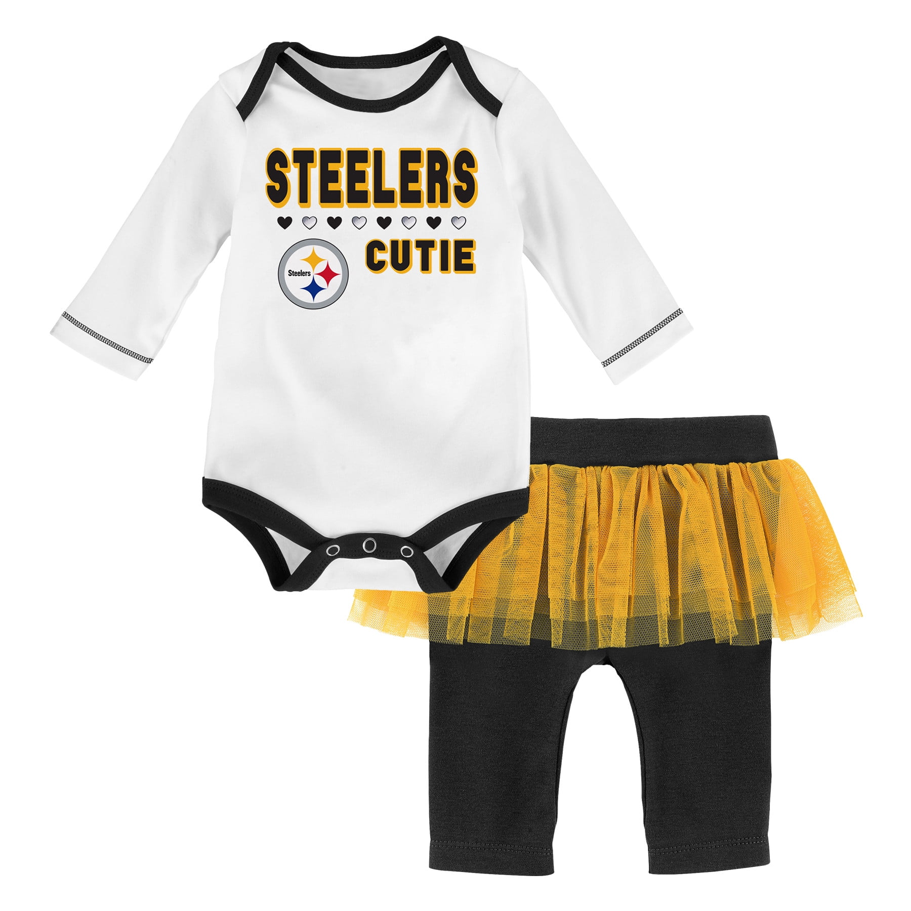 NFL, Team: STEELERS ,NB/INF Creeper/Pant Set, Team Colors - Walmart.com