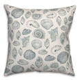 thumbnail image 2 of Creative Products Blue Multi Shell on White 18 x 18 Spun Poly Pillow, 2 of 3