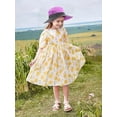 thumbnail image 7 of Yoyauz Kids Girls Ponytail Summer Sun Hat Wide Brim UV Protection Bucket Cap Women Outdoor Wide Brim Foldable Safari Fishing Cap, 7 of 7