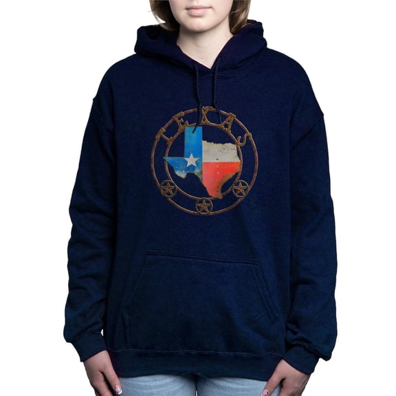 CafePress - Texas Wrought Iron Barn Art Women's Hooded Sweatsh - Pullover Hoodie, Classic & Comfortable Hooded Sweatshirt