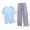 Light Blue#mens outfit sets 2026#14, variant on VBTAPA Men's Ice Silk Pajamas Sets Crewneck Short Sleeve Tee Shirts and Wide Leg Elastic Waist Pants 2 Piece Loungewear Sets Silver L