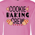 thumbnail image 4 of Inktastic Christmas Cookie Baking Crew with Oven Mitts Long Sleeve T-Shirt, 4 of 5
