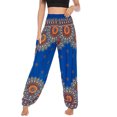 thumbnail image 4 of Pantalon de Yoga Imprimé Hippie Boho PJs Lounge pour Femmes Hommes, 4 of 7