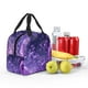 thumbnail image 5 of Easygdp Purple Bubble Abstract Art Bolsa Térmica Premium - Tela Oxford Impermeable, Gran Capacidad, Bolsillo Frontal, Unisex para Trabajo, Escuela, Actividades al Aire Libre y Picnics, 5 of 8