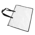 thumbnail image 4 of LOLIPPYY Clear Plastic Poster Storage Bag with Zipper and Handle, Art File Folder Organizer for Paintings, Drawings, Bulletin Board Accessories, 4 of 7