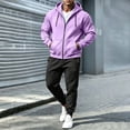 thumbnail image 4 of DYTTDG Men's 2-Piece Tracksuit Set, Full Zip Hooded Sweatshirt and Drawstring Jogger Pants, Casual Athletic Sweatsuit with Pockets for Daily Gym Wear S-XXXL, 4 of 8