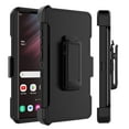 thumbnail image 2 of For Samsung Galaxy S23 2023 61" Case, Heavy Duty Rugged Defender Case with [Belt Clip Holster] [Built in Screen Protecotr], Shockproof Full Body Protection Kickstand Cover, Black, 2 of 8