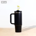 thumbnail image 3 of Unique Bargains 3 Pcs Durable Anti-overflow Straw Cover Cap Silicone Yellow, 3 of 5