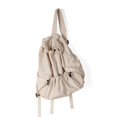 thumbnail image 2 of Women Ladies Backpack Drawstring Fashion Student Schoolbag Ruched Outdoor Sports, 2 of 8