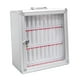 thumbnail image 3 of Gabinete de almacenamiento para teléfono Caja de almacenamiento Asa portátil Bolsillo con cerradura Gráfico transparente 30 ranuras, 3 of 9