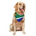 thumbnail image 4 of South African Flag Dog Bandana Adjustable Dog Bib Scarf Handkerchief For Large Medium Small Dogs Cats Pets, 4 of 6
